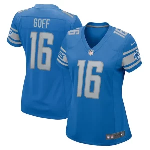 Trendy Stylish Jared Goff Detroit Lions Nike Women's Game Jersey - Blue
