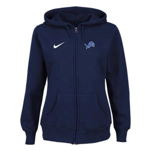 Alluring Impressive Trendy Detroit Lions Ladies Tailgater Full Zip Hoodie Blue