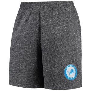 Alluring Smart Luxurious Gorgeous Detroit Lions Concepts Sport Pitch Knit Shorts Charcoal