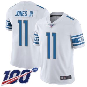 Attractive Dashing Cool Sleek Lions #11 Marvin Jones Jr White Men's Stitched NFL 100th Season Vapor Limited Jersey