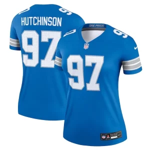 Attractive Elegant Exquisite Aidan Hutchinson Detroit Lions Nike Women's Legend Jersey - Blue