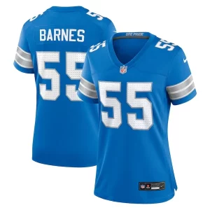 Attractive Fantastic Derrick Barnes Detroit Lions Nike Women's Team Game Jersey - Blue