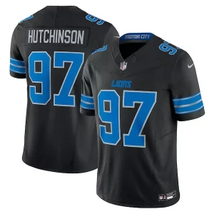 Attractive Gorgeous Aidan Hutchinson Detroit Lions Nike 2nd Alternate Vapor F.U.S.E. Limited Jersey - Black