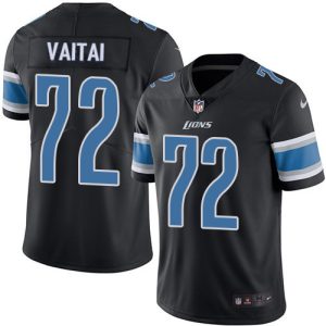 Chic Attractive Cool Stylish Lions #72 Halapoulivaati Vaitai Black Youth Stitched NFL Limited Rush Jersey
