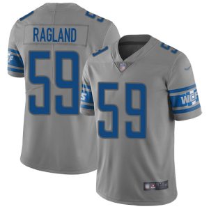Chic Authentic Superb Lions #59 Reggie Ragland Gray Youth Stitched NFL Limited Inverted Legend Jersey