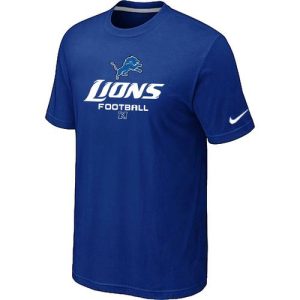 Chic Classic Comfortable Attractive Detroit Lions Big & Tall Critical Victory NFL T-Shirt Blue