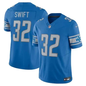 Chic Classic D'Andre Swift Detroit Lions Nike Vapor F.U.S.E. Limited Jersey - Blue
