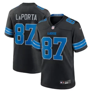 Chic Dashing Sam LaPorta Detroit Lions Nike 2nd Alternate Game Jersey - Black