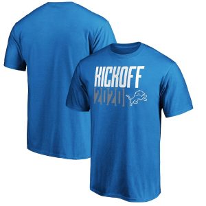 Chic Fantastic Alluring Stylish Detroit Lions Fanatics Branded Kickoff 2020 T-Shirt Blue
