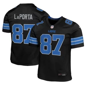 Chic Graceful Sam LaPorta Detroit Lions Nike Youth Alternate Player Game Jersey - Black