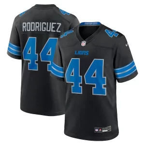 Chic Impressive Malcolm Rodriguez Detroit Lions Nike 2nd Alternate Game Jersey - Black
