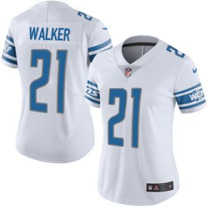 Chic Sleek Lions #21 Tracy Walker White Women's Stitched NFL Vapor Untouchable Limited Jersey