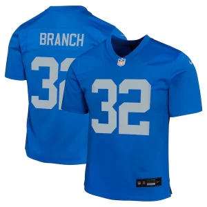Classic Dashing Stylish Brian Branch Detroit Lions Nike Youth Alternate Game Jersey - Blue
