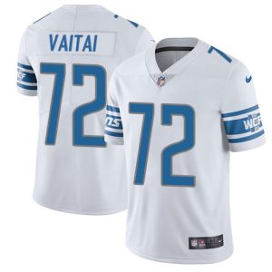 Classic Premium Lions #72 Halapoulivaati Vaitai White Men's Stitched NFL Vapor Untouchable Limited Jersey