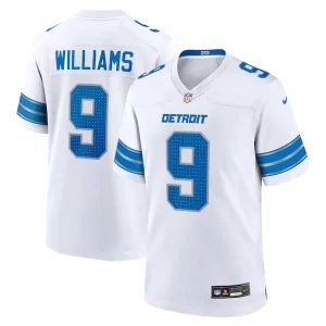 Classic Sleek Handsome Superb Jameson Williams Detroit Lions Nike White Game Jersey - White
