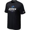 Comfortable Premium Outstanding Attractive Detroit Lions Big & Tall Critical Victory NFL T-Shirt Black