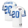 Cool Authentic Dashing Eye - catching Barry Sanders Detroit Lions 1994 Authentic Throwback Retired Player Jersey - White