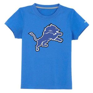 Cool Authentic Detroit Lions Sideline Legend Authentic Logo Youth T-Shirt Light Blue