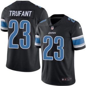 Cool Luxurious Lions #23 Desmond Trufant Black Youth Stitched NFL Limited Rush Jersey
