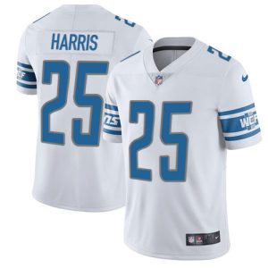 Cool Stunning Attractive Lions #25 Will Harris White Men's Stitched NFL Vapor Untouchable Limited Jersey