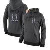 Dashing Cool Superb Marvelous NFL Women's Detroit Lions #11 Marvin Jones Jr Stitched Black Anthracite Salute to Service Player Performance Hoodie