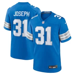 Dashing Elegant Kerby Joseph Detroit Lions Nike Team Game Jersey - Blue