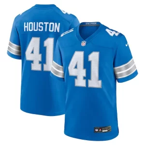 Dashing Fantastic Gorgeous James Houston Detroit Lions Nike Team Game Jersey - Blue