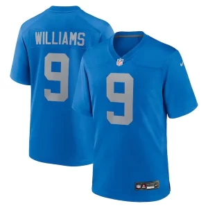Dashing Graceful Jameson Williams Detroit Lions Nike Alternate Game Jersey - Blue