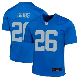 Elegant Cool Impressive Exclusive Jahmyr Gibbs Detroit Lions Nike Youth Alternate Game Jersey - Blue