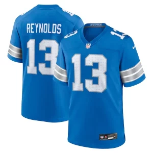 Elegant Dashing High Quality Alluring Craig Reynolds Detroit Lions Nike Team Game Jersey - Blue
