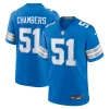 Exclusive Comfortable High Quality Authentic Steele Chambers Detroit Lions Nike Game Jersey - Blue
