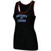 Exclusive Sleek Chic Women's Detroit Lions Heart & Soul Tri-Blend Racerback Stretch Tank Top Black