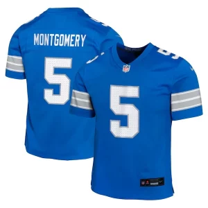 Exquisite Alluring David Montgomery Detroit Lions Nike Youth Team Player Game Jersey - Blue