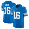 Exquisite Comfortable Jared Goff Detroit Lions Nike Vapor F.U.S.E. Limited Jersey - Blue