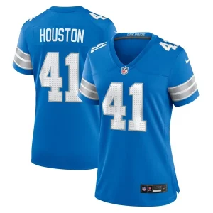 Exquisite Gorgeous James Houston Detroit Lions Nike Women's Team Game Jersey - Blue