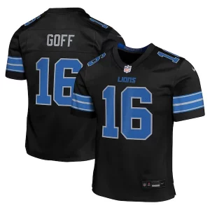 Exquisite Stunning Superb Trendy Jared Goff Detroit Lions Nike Youth Alternate Player Game Jersey - Black