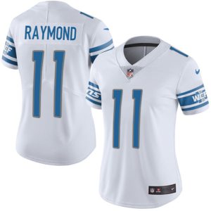 Exquisite Trendy Outstanding Elegant Lions #11 Kalif Raymond White Women's Stitched NFL Vapor Untouchable Limited Jersey