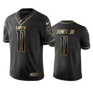 Eye - catching Cool Lions #11 Marvin Jones Jr Men's Stitched NFL Vapor Untouchable Limited Black Golden Jersey