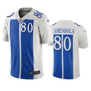 Fabulous Graceful Luxurious Detroit Lions #80 Danny Amendola White Blue Vapor Limited City Edition NFL Jersey