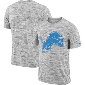 Fabulous Handsome Alluring Cool Men's Detroit Lions Heathered Black Sideline Legend Velocity Travel Performance T-Shirt