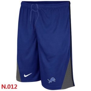 Fantastic Attractive Exquisite NFL Detroit Lions Classic Shorts Blue