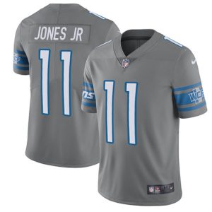 Fantastic Cool Marvelous Lions #11 Marvin Jones Jr Gray Youth Stitched NFL Limited Rush Jersey