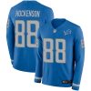Fantastic Exclusive Modern Lions #88 T.J. Hockenson Blue Team Color Men's Stitched NFL Limited Therma Long Sleeve Jersey