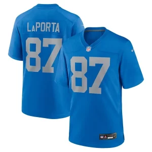 Fantastic Handsome Alluring Sam LaPorta Detroit Lions Nike Alternate Game Jersey - Blue