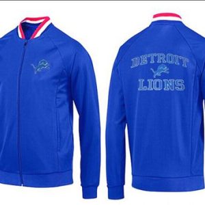 Fantastic Handsome NFL Detroit Lions Heart Jacket Blue_1
