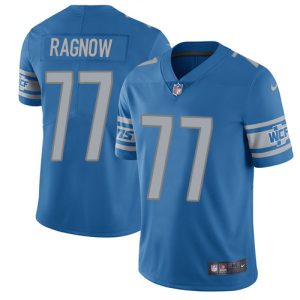 Fantastic Impressive Lions #77 Frank Ragnow Light Blue Team Color Youth Stitched NFL Vapor Untouchable Limited Jersey