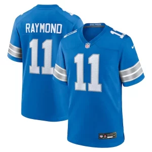 Fantastic Trendy Dashing Kalif Raymond Detroit Lions Nike Team Game Jersey - Blue