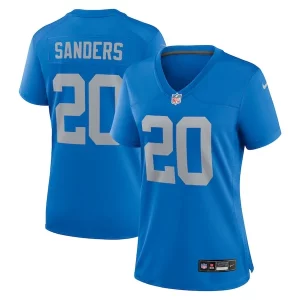 Gorgeous Alluring Smart Unique Barry Sanders Detroit Lions Nike Women's Alternate Game Jersey - Blue