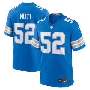 Gorgeous Fantastic Netane Muti Detroit Lions Nike Game Jersey - Blue