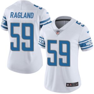 Gorgeous Premium Fabulous Sleek Lions #59 Reggie Ragland White Women's Stitched NFL Vapor Untouchable Limited Jersey